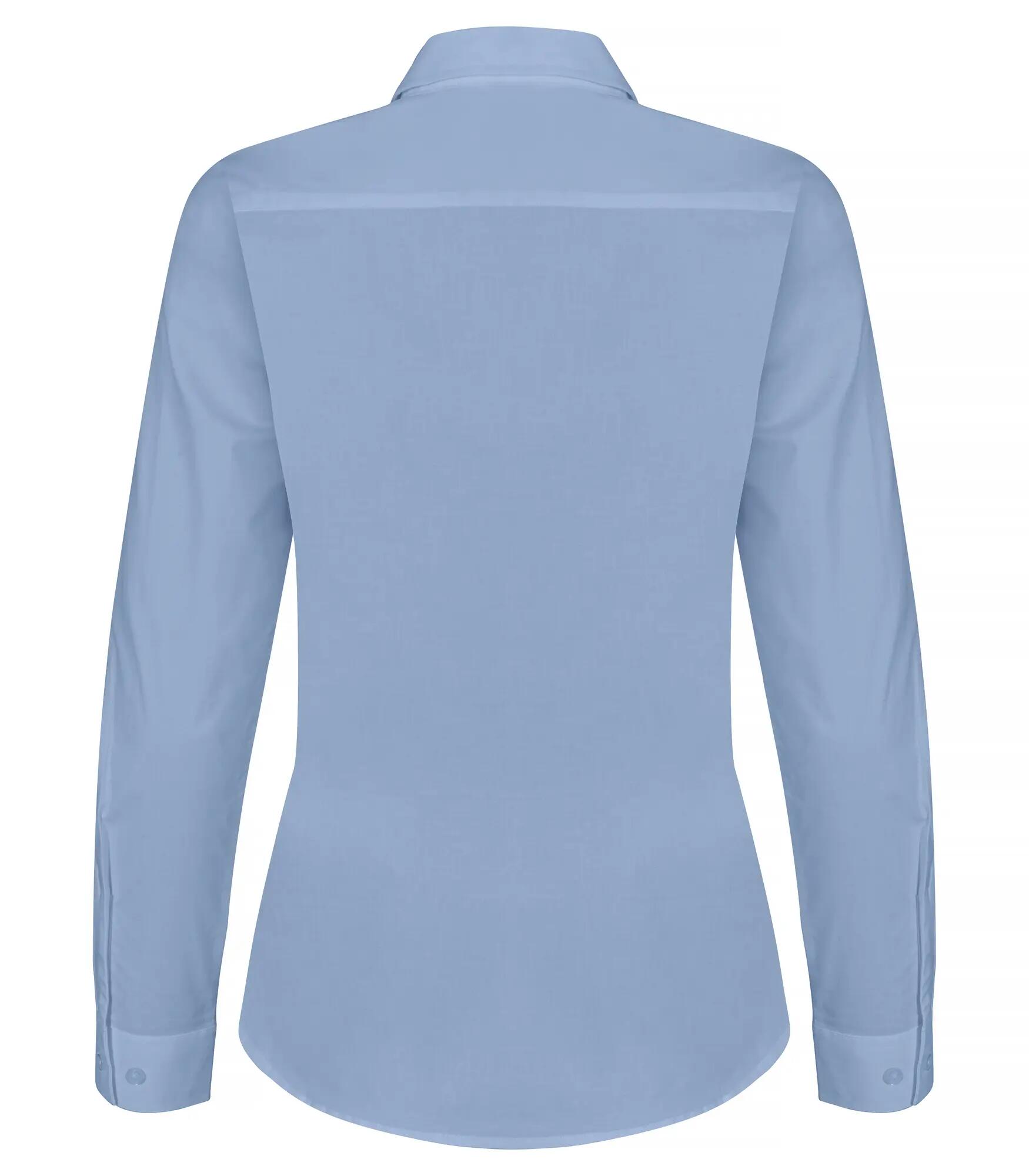clique Camisa Stretch M/L Mulher - Corte Regular, Azul Claro – Light Blue 2/4