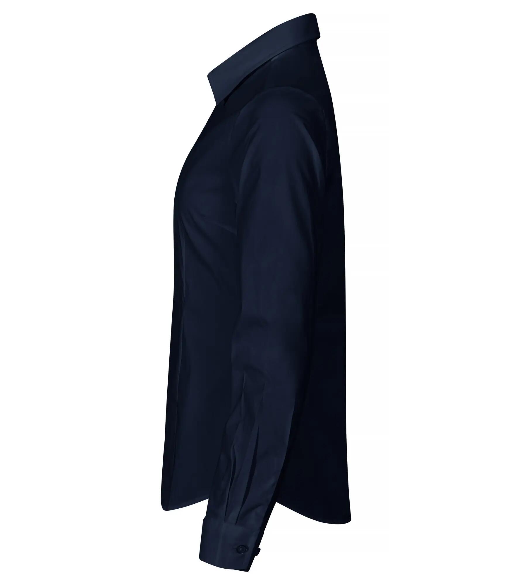 clique Chemise Stretch manches longues Femme - Coupe régulière – Dark Navy 4/4
