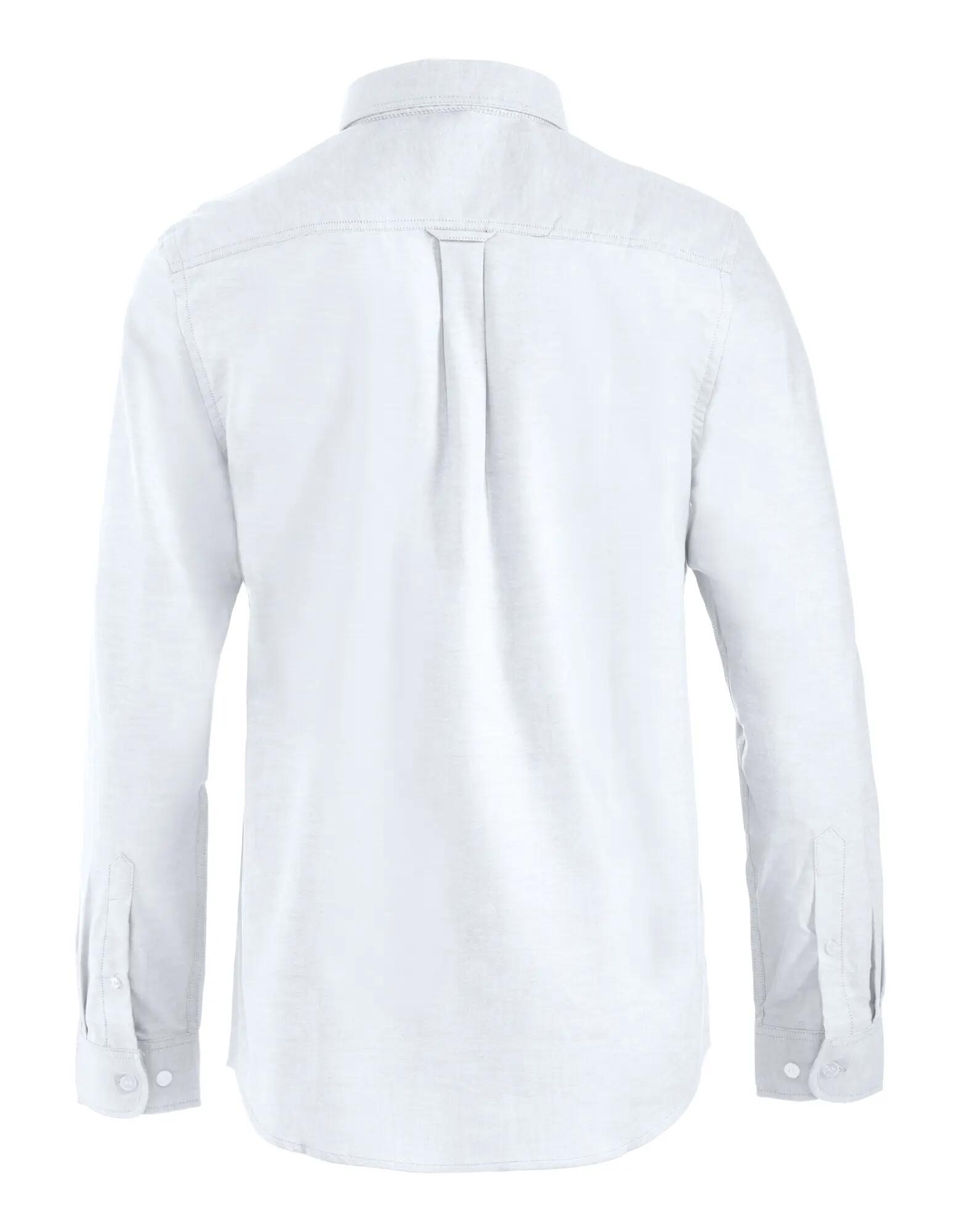 clique Oxford koszula oxford z długim rękawem 100% bawełna biała – white 2/4