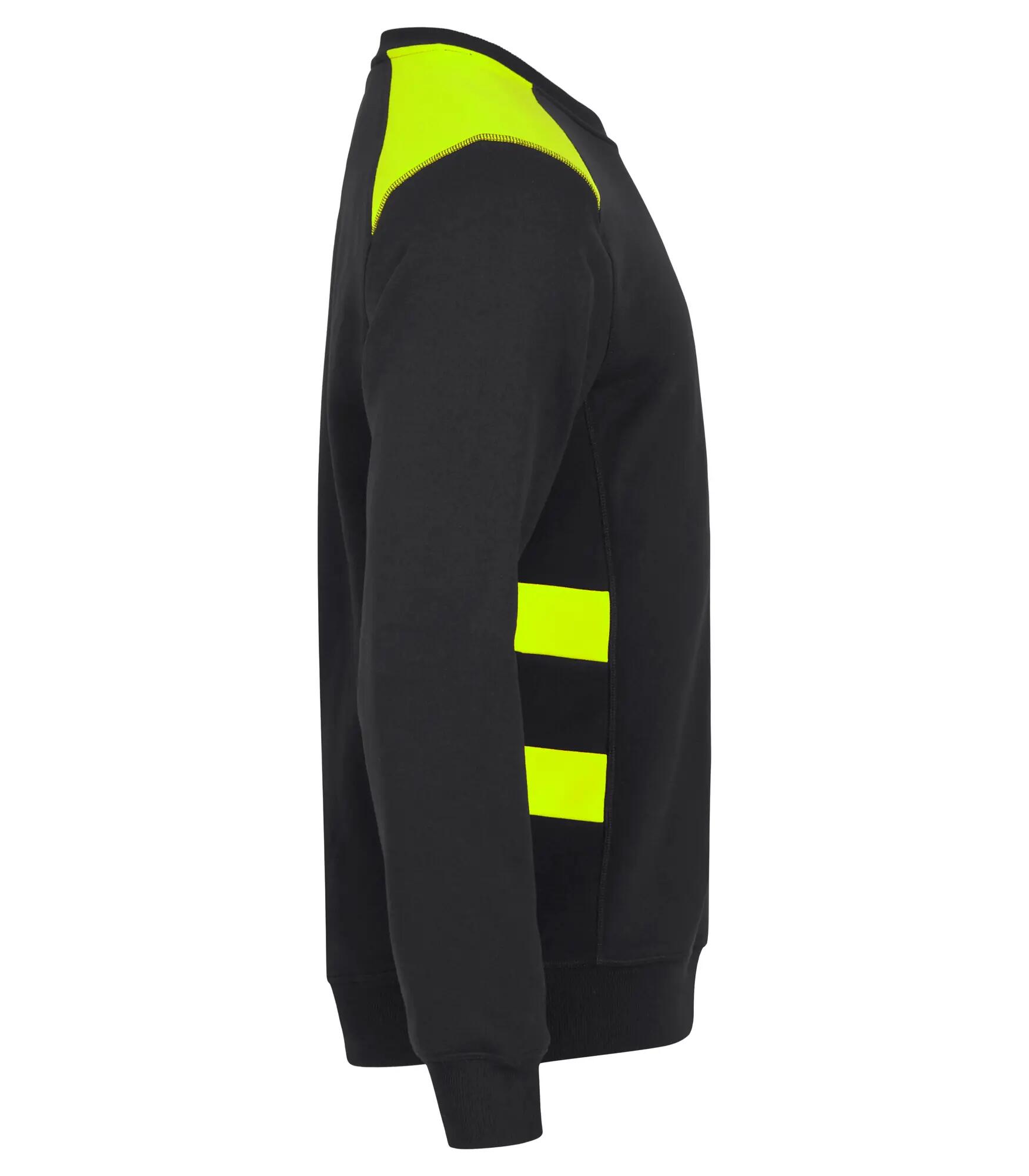 clique Ambition Roundneck sweatshirt unissexo alta visibilidade – Visib Yellow 4/4
