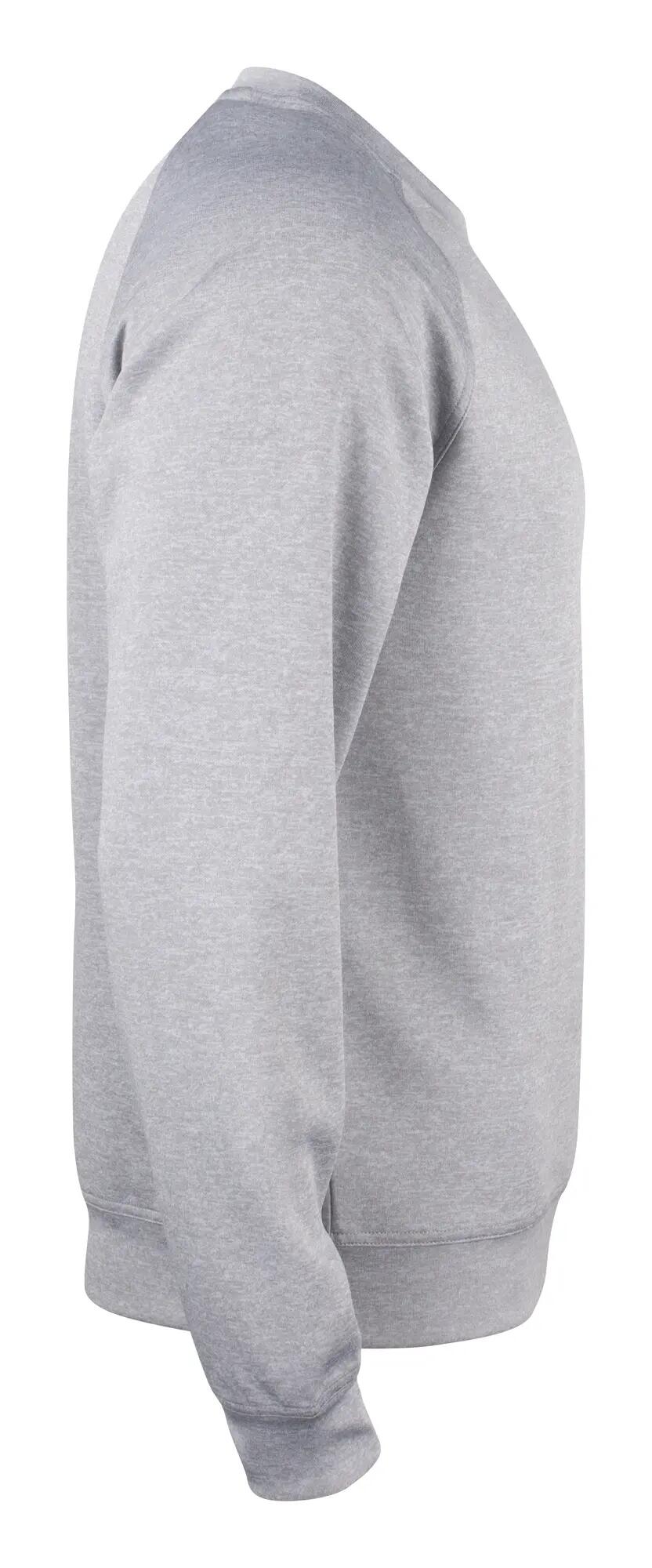 clique Basic Active Roundneck – grey melange 4/4