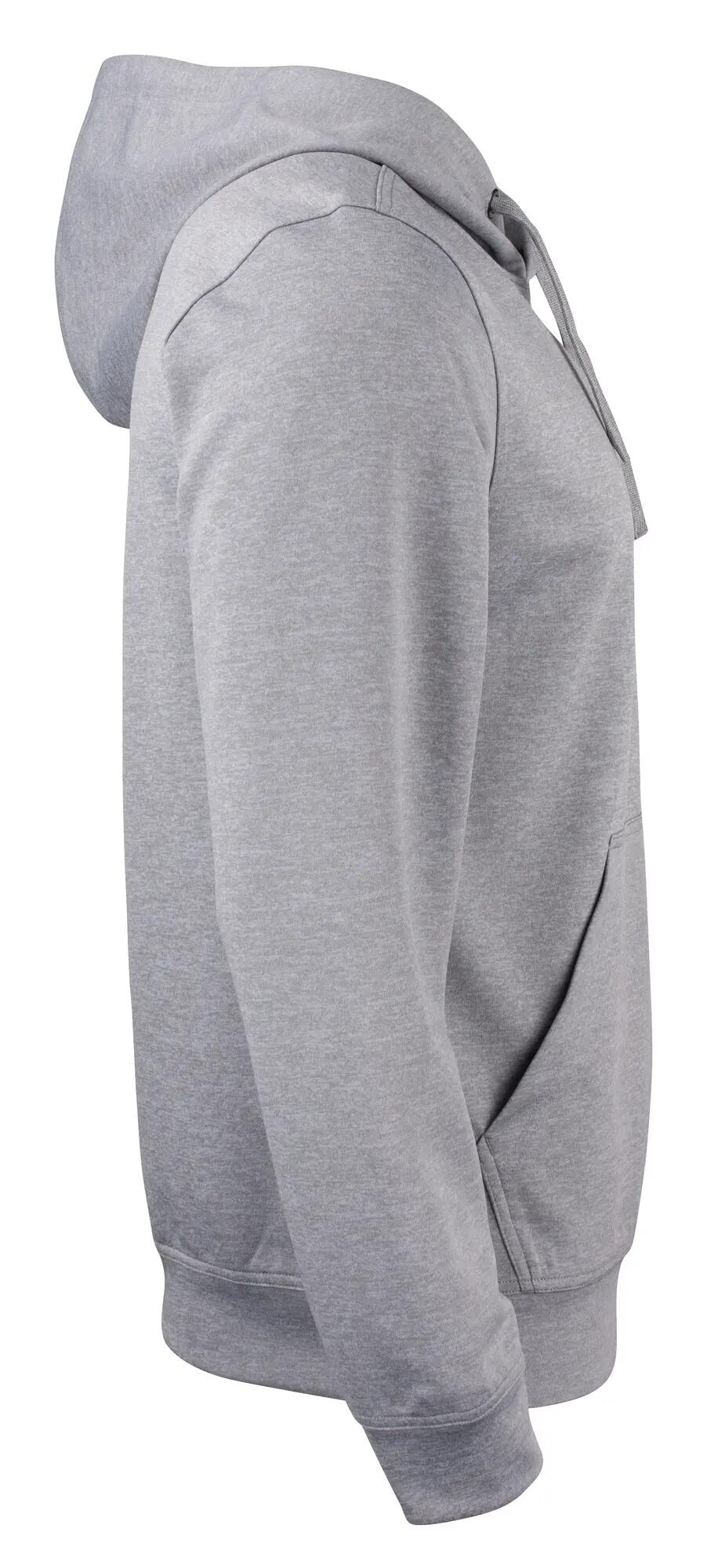 clique Basic Active Hoody em poliéster – grey melange 4/4