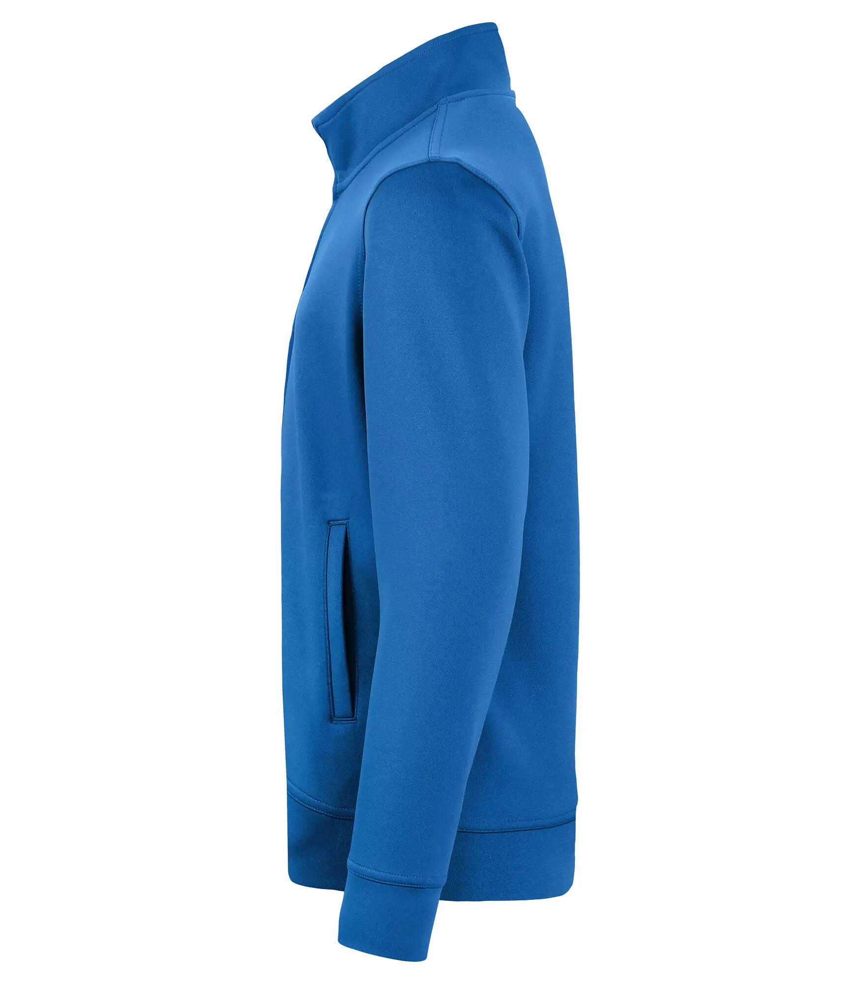 clique Basic Active Cardigan Junior – 100% spun dyed poliéster, fecho total – 3/4