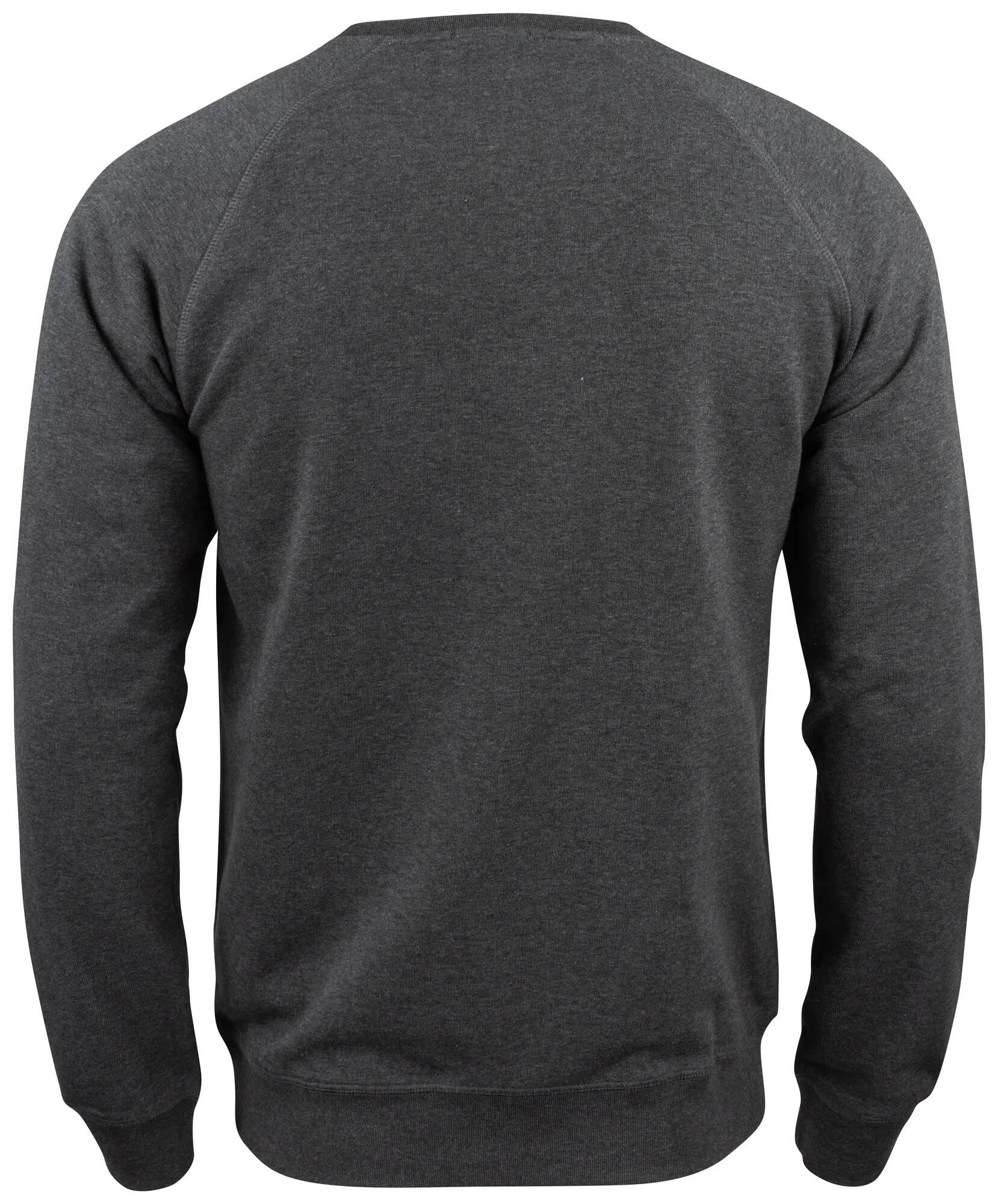 clique Premium OC Roundneck — sweatshirt crew em algodão orgânico – anthracite 2/4