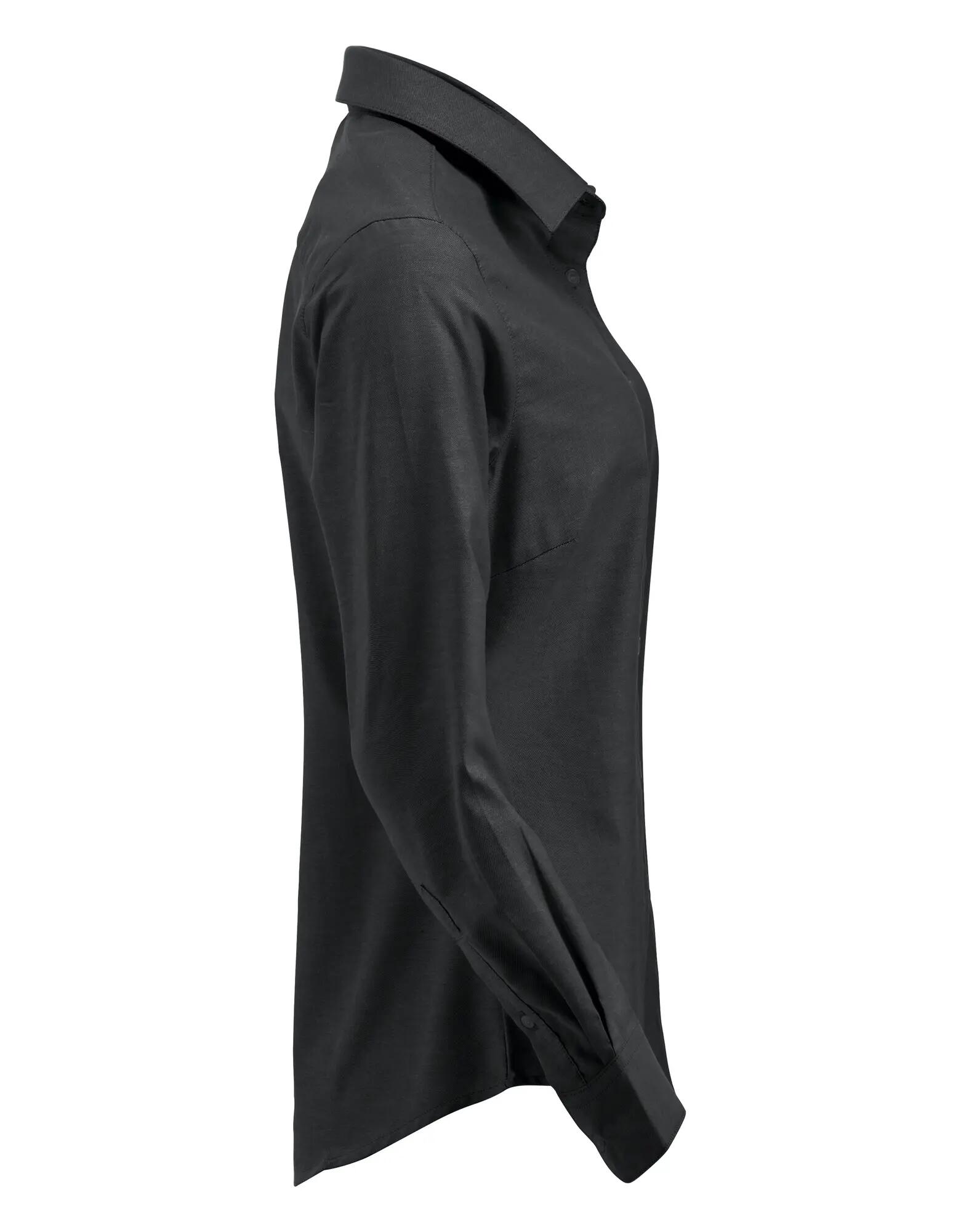clique Garland Oxford-Hemd langarm aus Baumwolle – black 4/4
