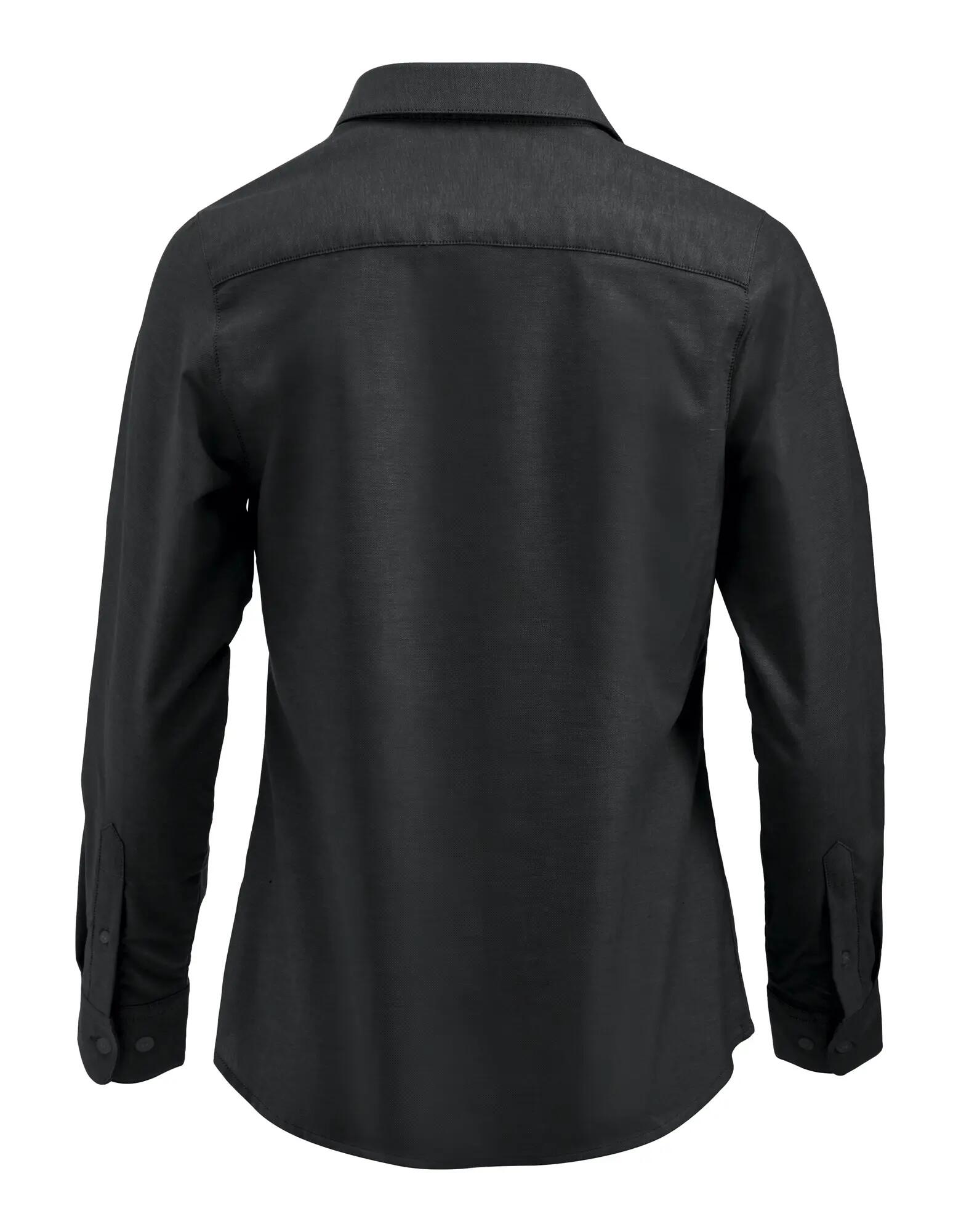 clique Garland Oxford-Hemd langarm aus Baumwolle – black 2/4