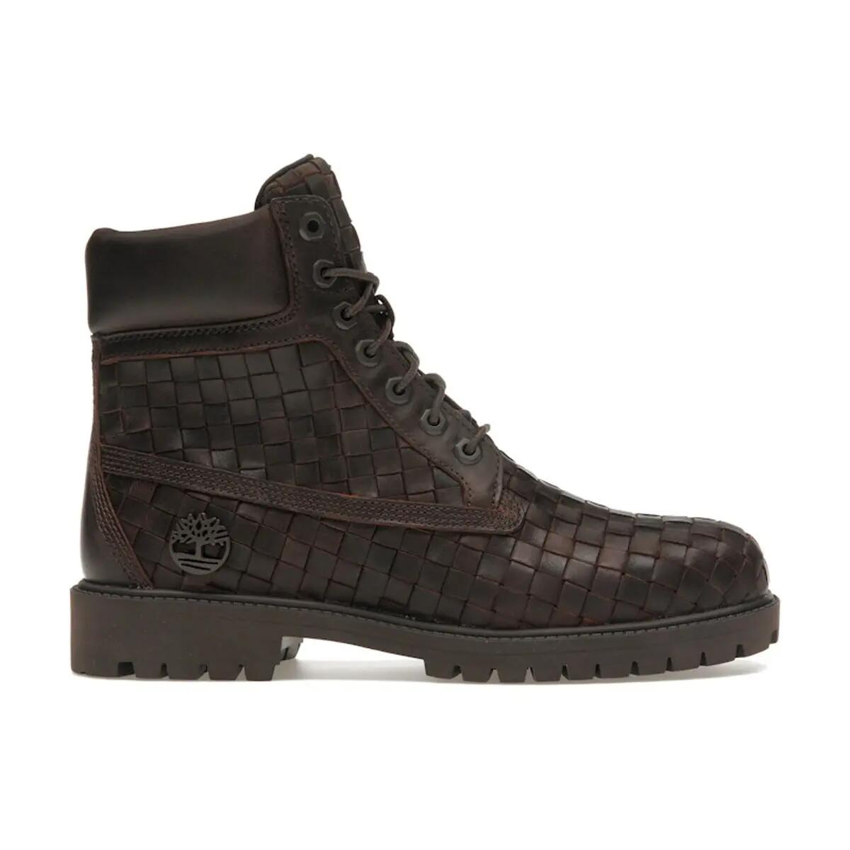 Timberland 6 Premium Boot Woven Dark Brown 1/1