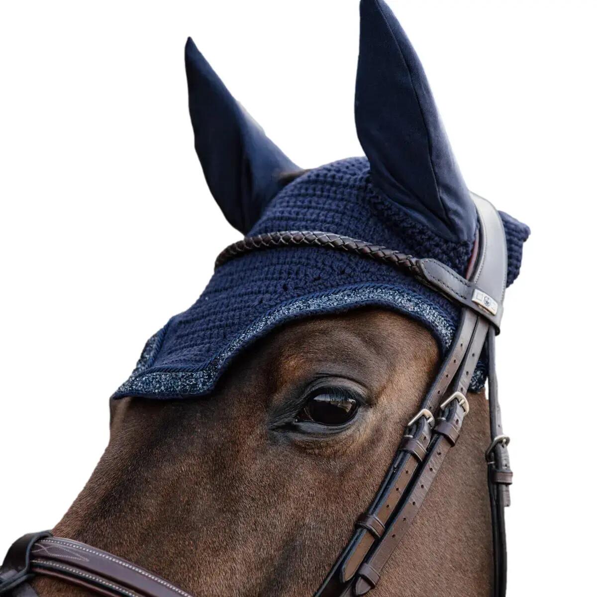 Bonnet anti-mouche glitter stone marine foncé cob 2/4