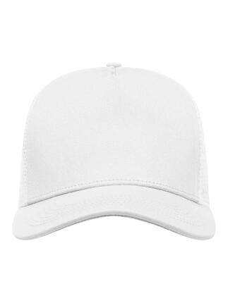 clique Trucker Cap — 5-Panel aus gebürstetem Baumwoll-Twill mit Polyesternetz –