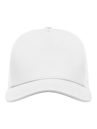 clique Trucker Cap — 5-Panel aus gebürstetem Baumwoll-Twill mit Polyesternetz –