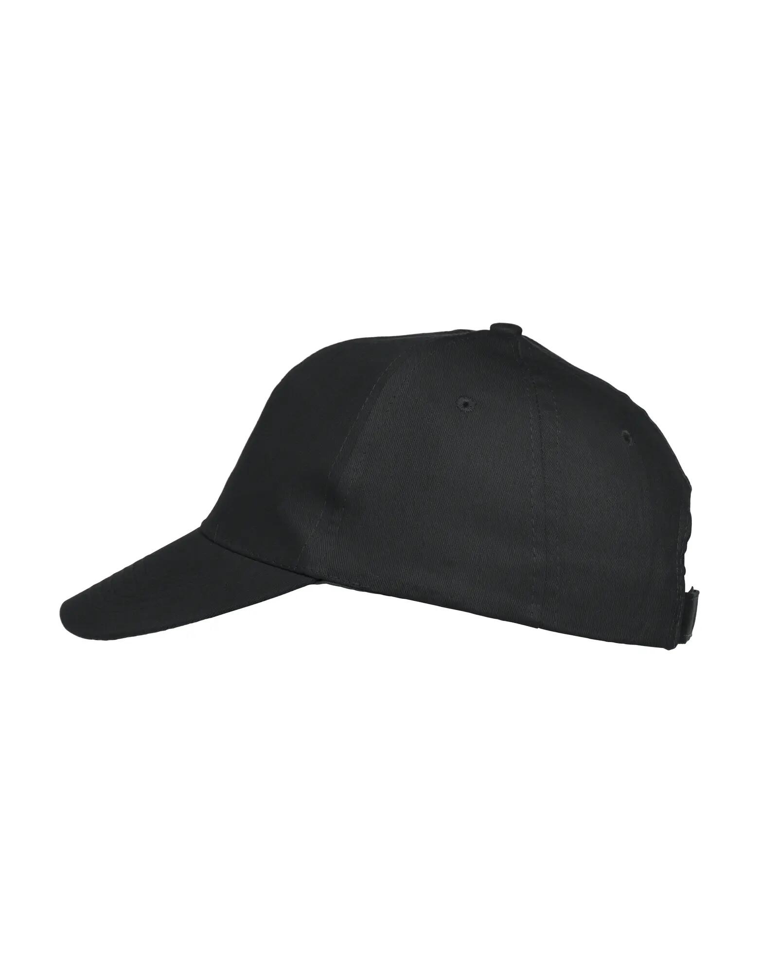 clique gorra Texas 5 paneles en twill – black 3/4