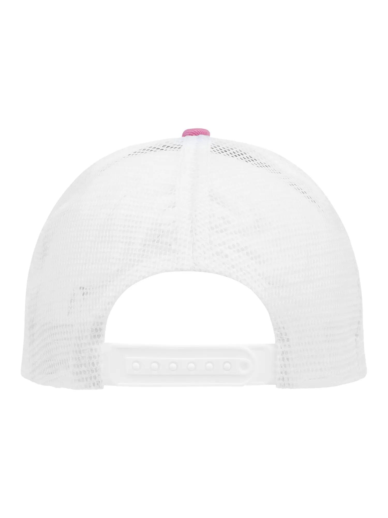 clique Trucker Cap en coton twill et filet – Bright Pink/White 4/5