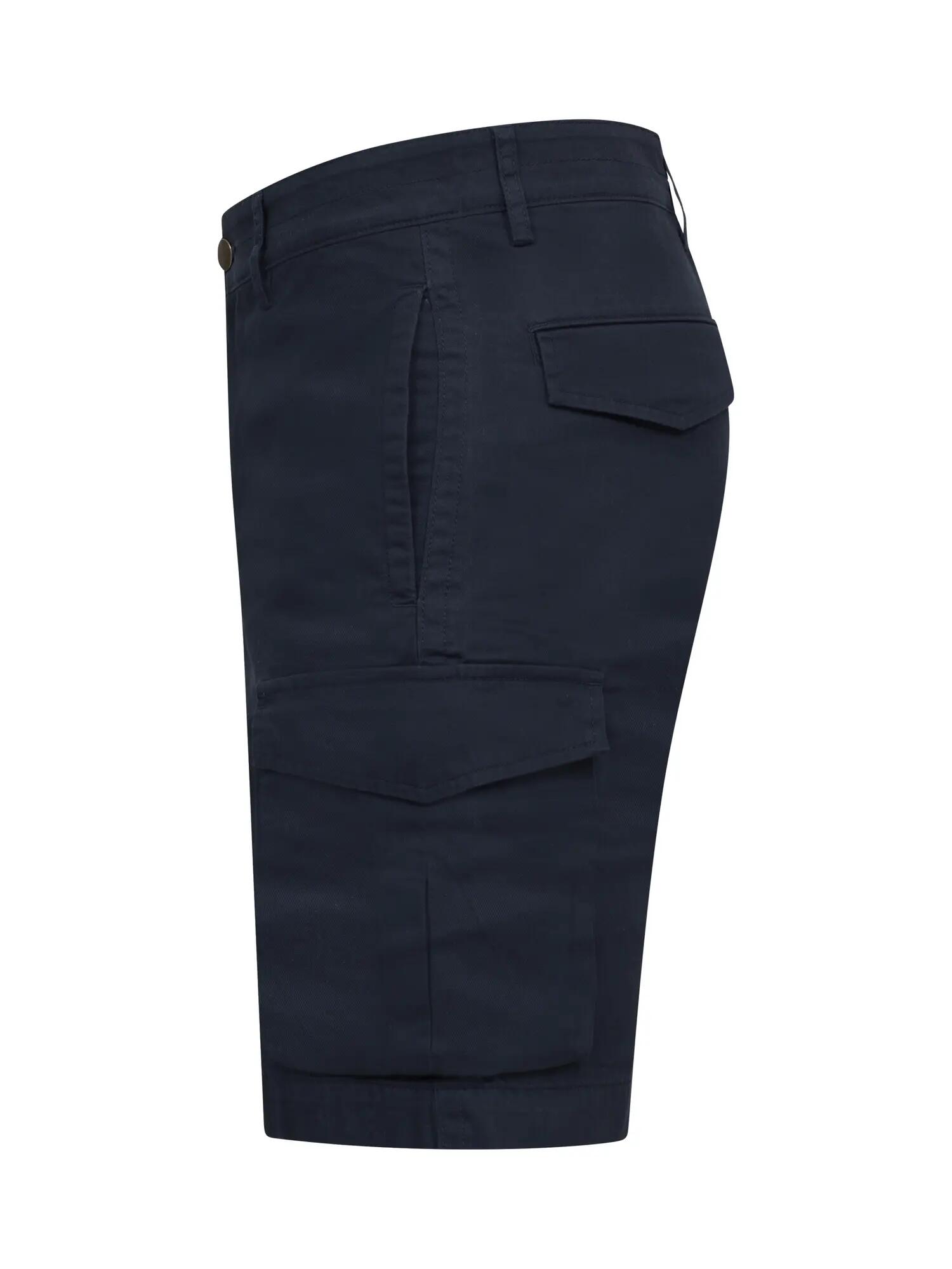 clique Cargo Shorts – Dark Navy 3/4