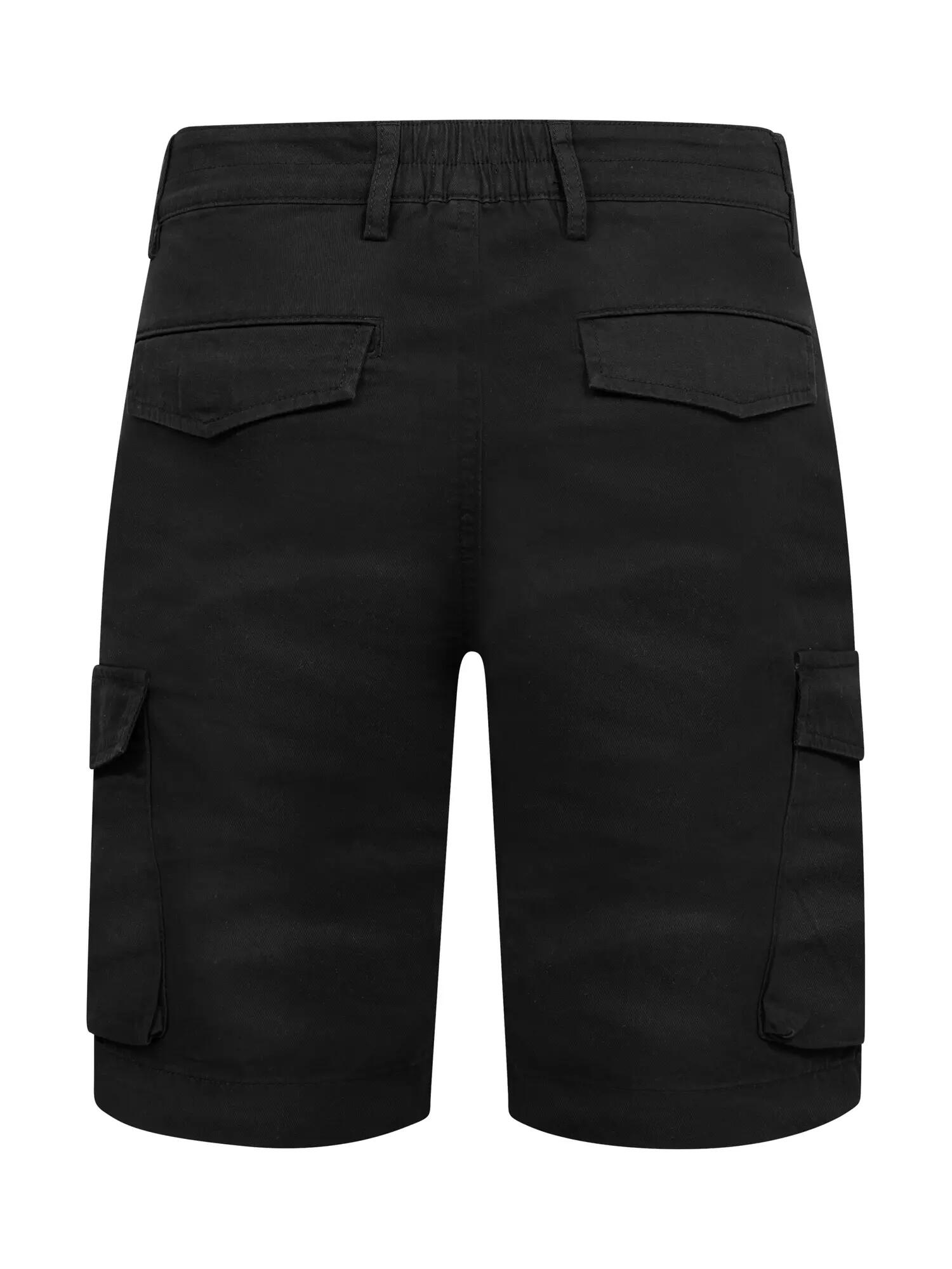 clique Cargo Shorts van biologisch katoen – regular fit – Black 3/4