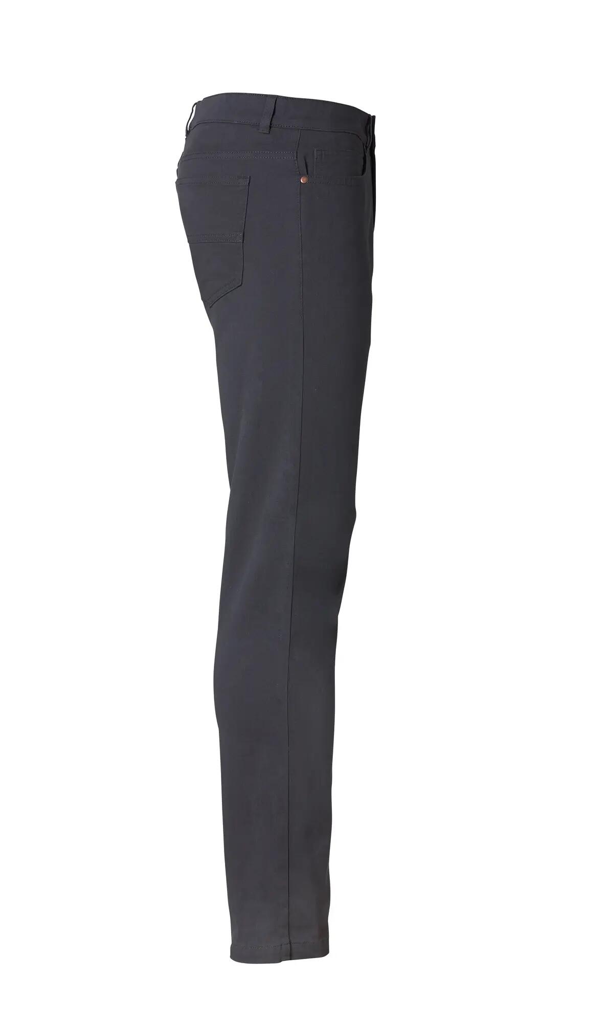 clique 5-Pocket Stretch calça twill em algodão elástico – dark navy 4/4