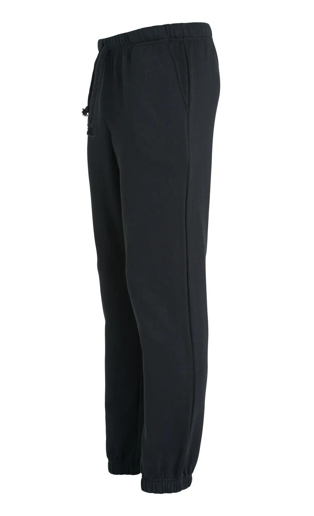 clique Basic Pants Junior — Sweat-Hose schwarz mit Kordelzug – black 3/4