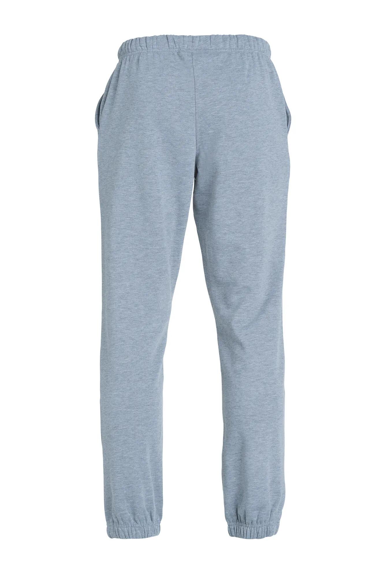 clique Basic Pants Junior - Calças de felpa cinza mesclado – grey melange 2/4