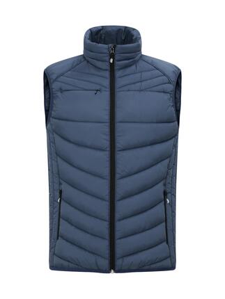 clique Idaho Vest – Doudoune légère recyclée – Fog Blue