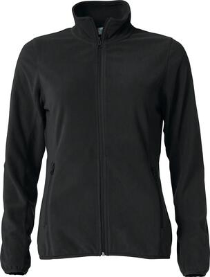 Clique basic micro fleece jas dames - 100% polyester antipilling – black