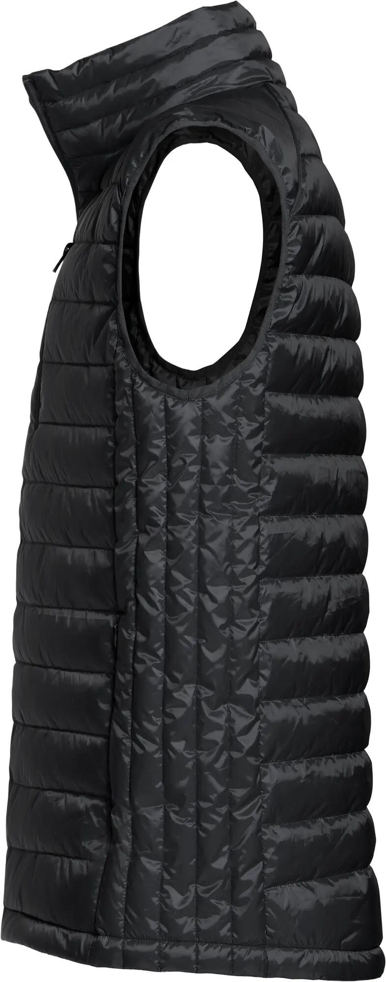 clique Hudson Vest — colete moderno preto com enchimento tipo penugem – black 4/4