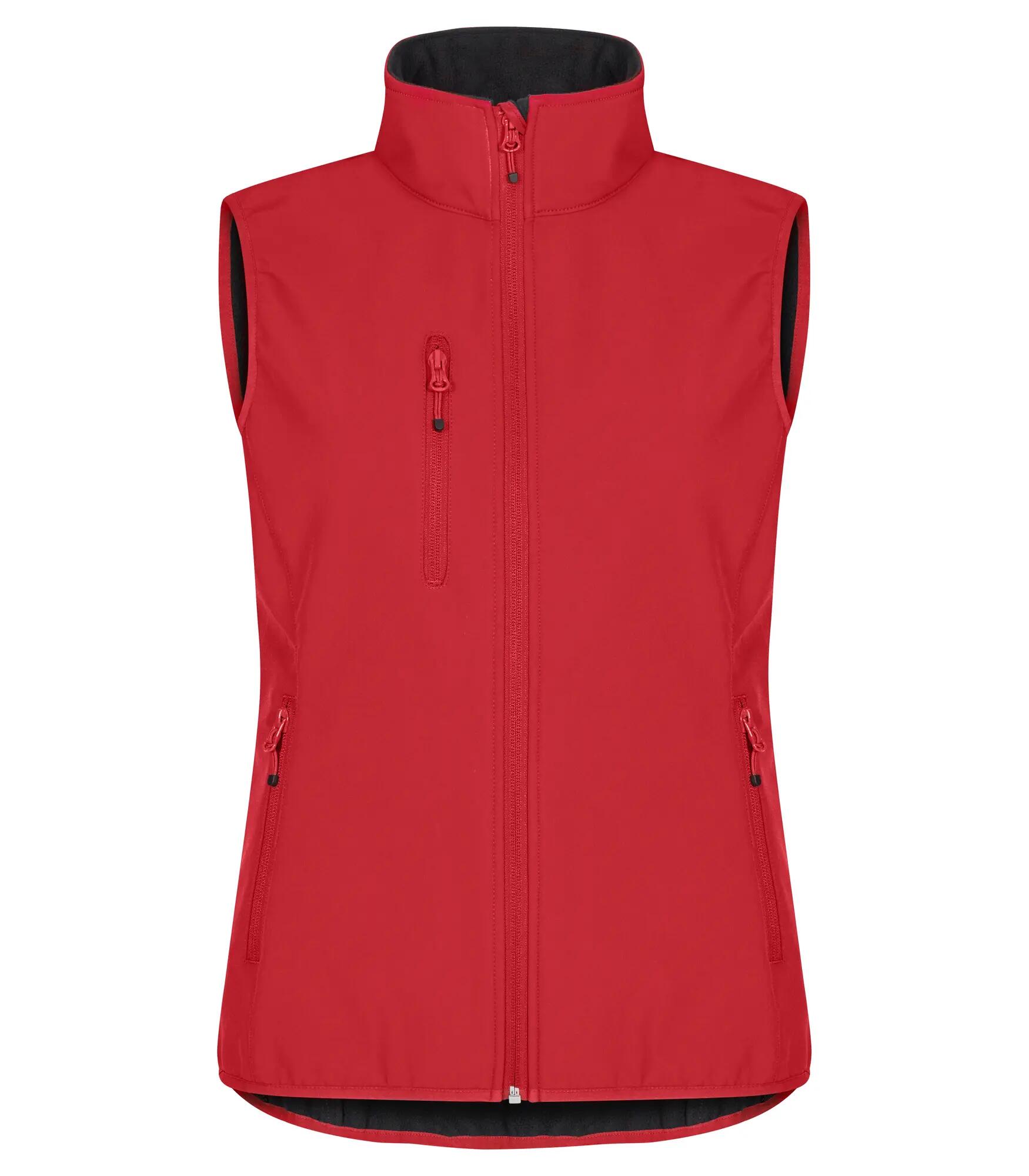 clique Classic Softshell Vest Women – 3‑warstwowa kamizelka softshell z 1/4