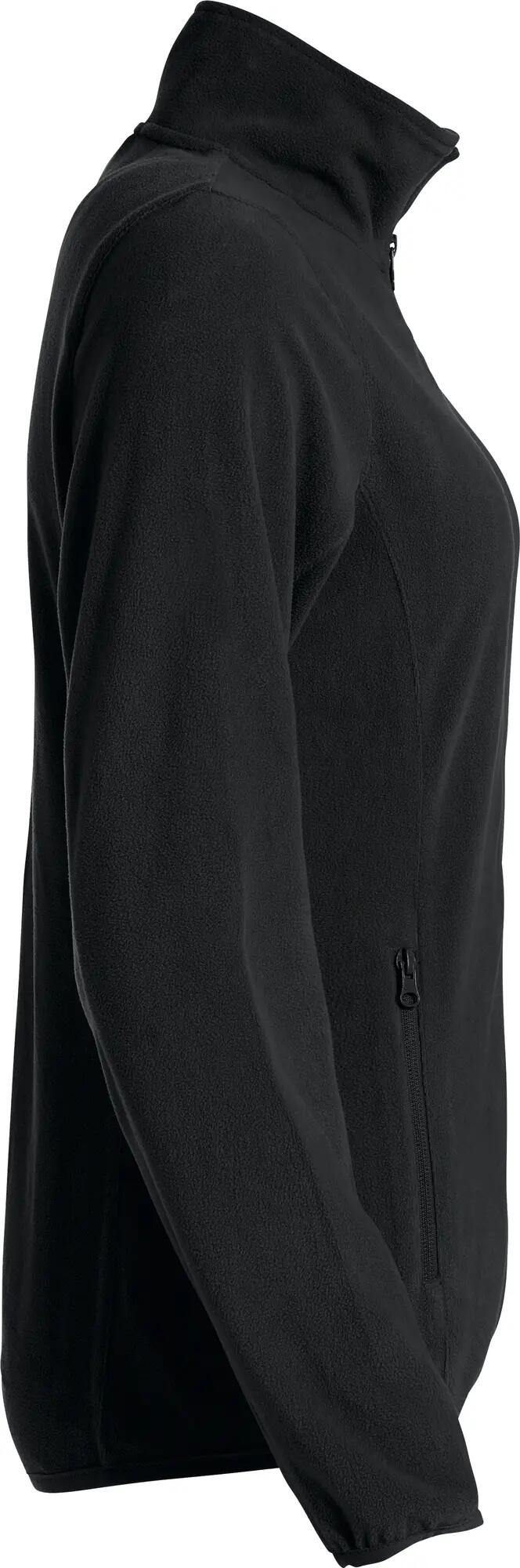 clique Casaco micro fleece mulher – 100% poliéster, antipilling – black 4/4