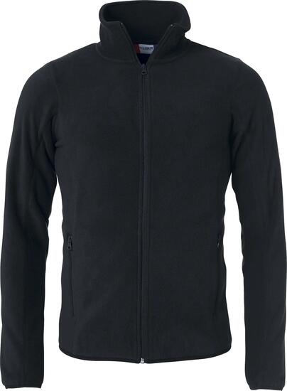 clique Basic Polar Fleece Jacke aus 100% Polyester anti-pilling – black