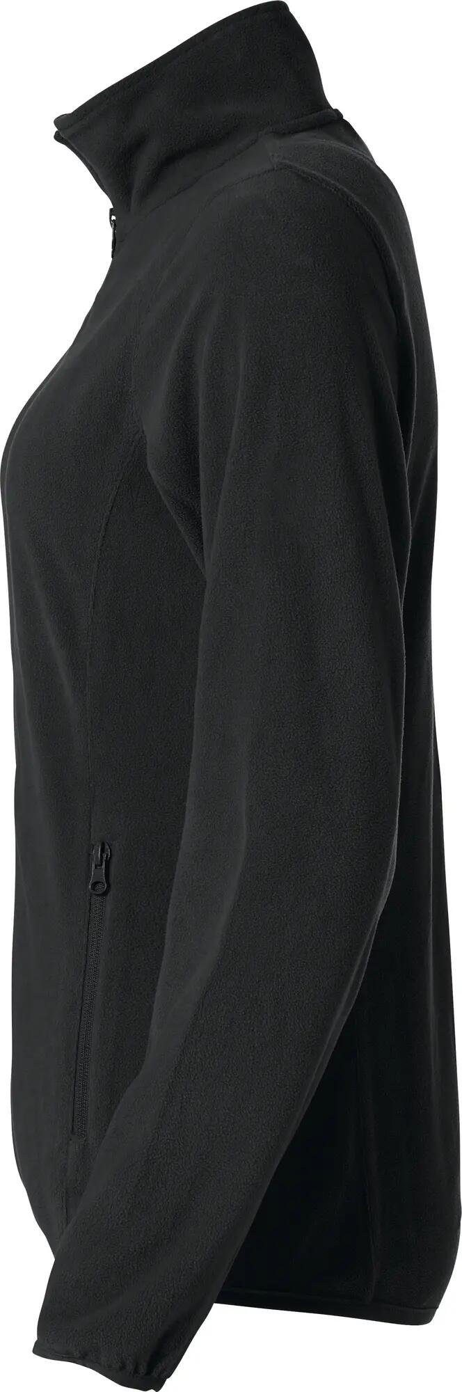 clique Casaco micro fleece mulher – 100% poliéster, antipilling – black 3/4