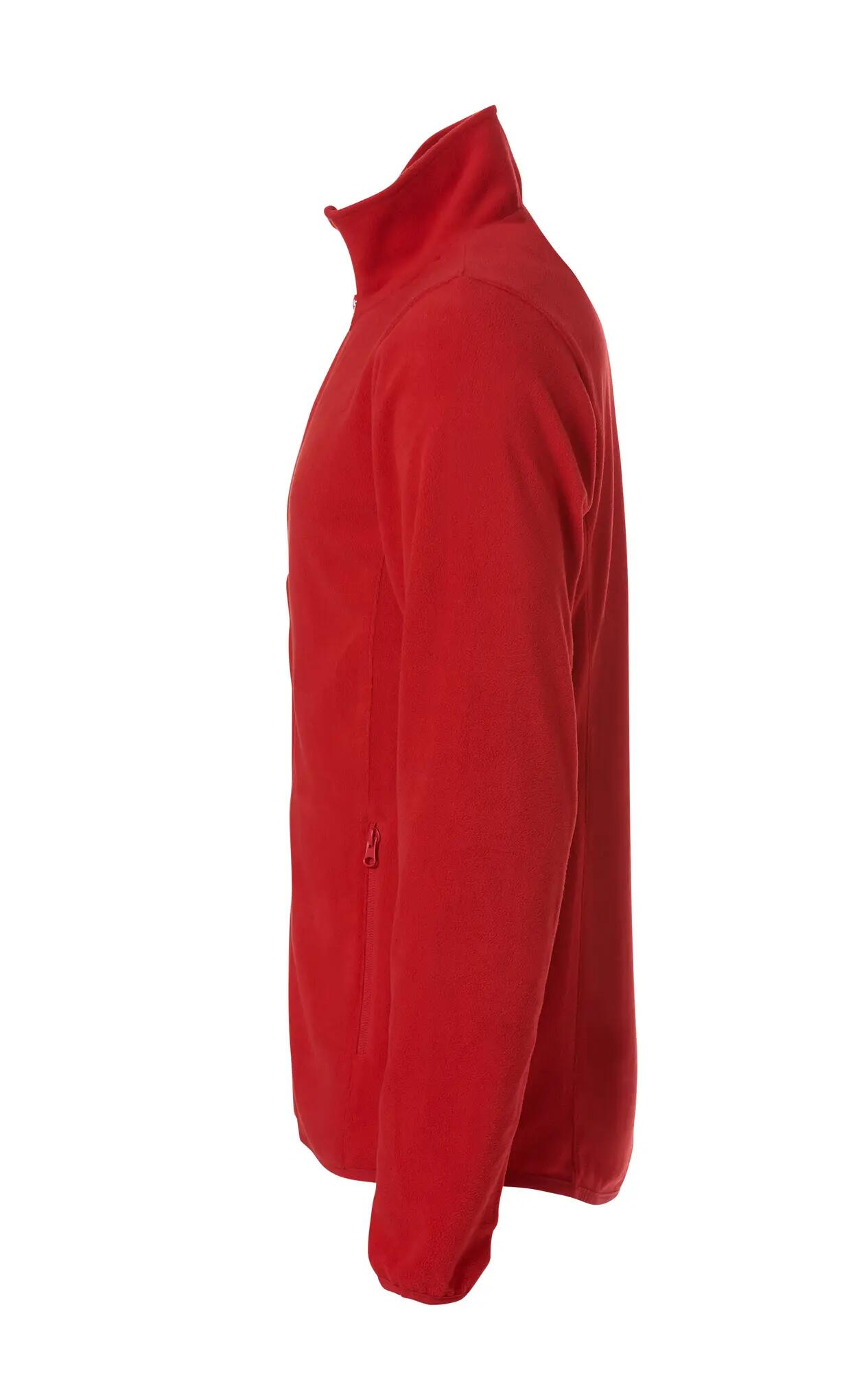 clique Basic Micro Fleece Jacke rot 100% Polyester – red 3/4