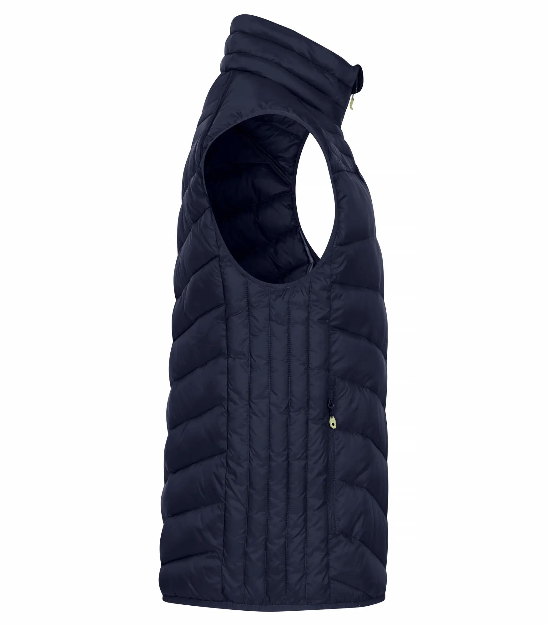 clique Idaho Vest gilet leggero caldo in poliammide riciclato – Dark Navy 4/4