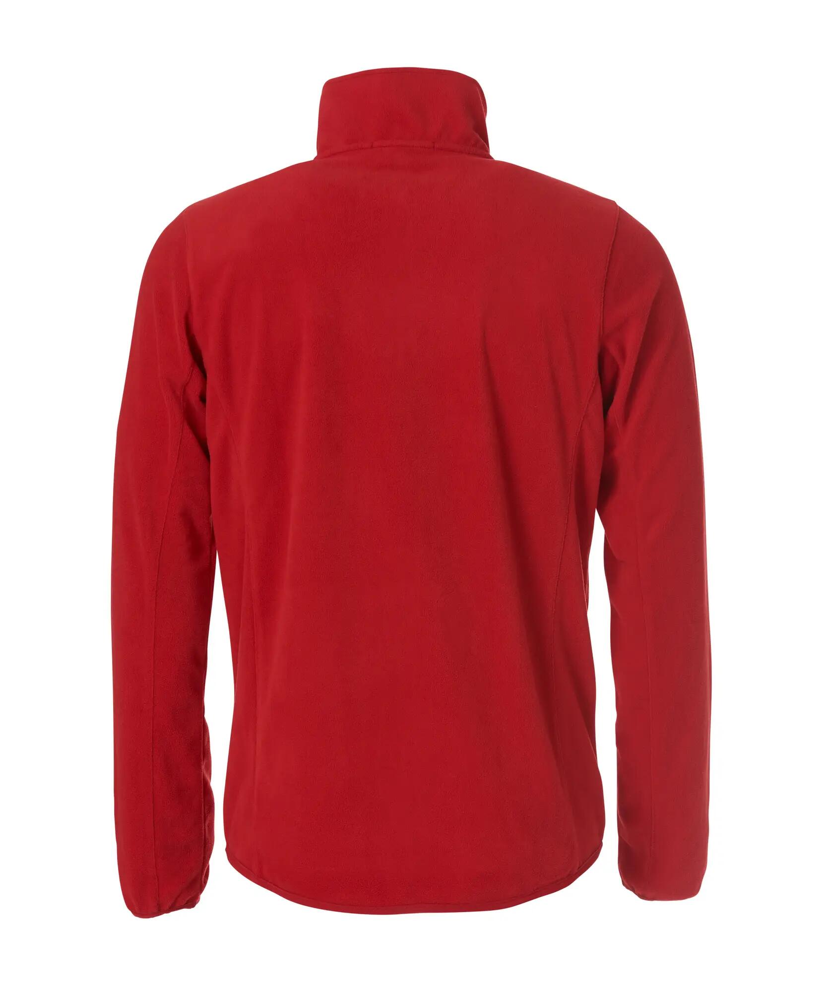 clique Basic Micro Fleece Jacke rot 100% Polyester – red 2/4
