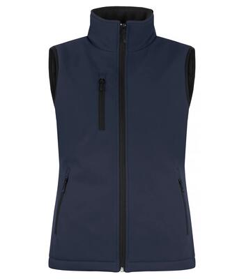 Clique padded softshell vest women – gewatteerde softshell bodywarmer dark navy