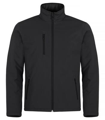 clique Giacca softshell imbottita uomo – Nero taglio pulito – Black