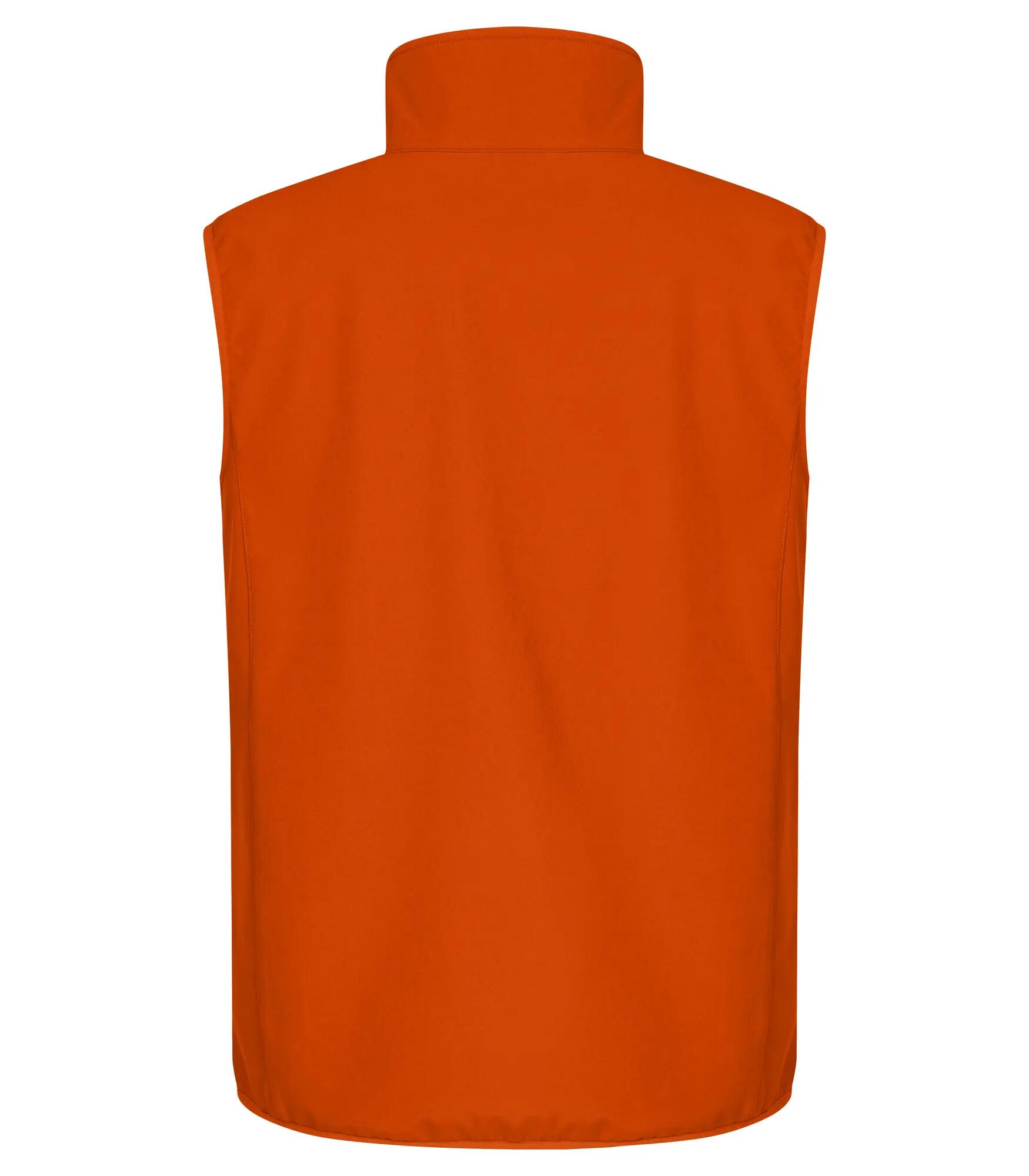 clique Classic Softshell Vest van gerecycled polyester – maat 3XL – Blood orange 2/4