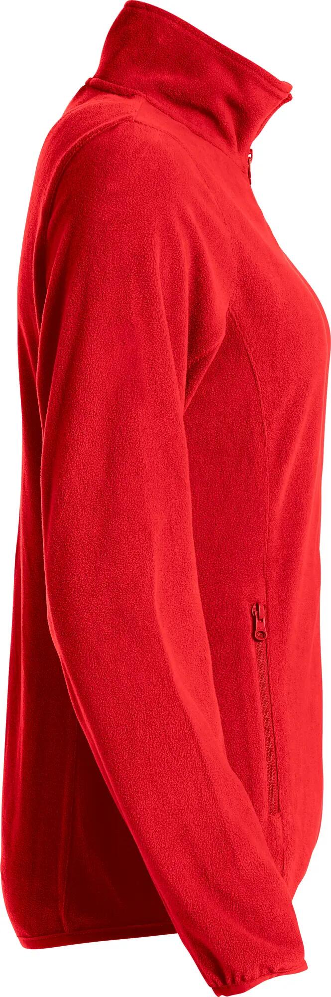 clique Kurtka Micro Fleece Damska – 100% poliester, anty piling – red 4/4