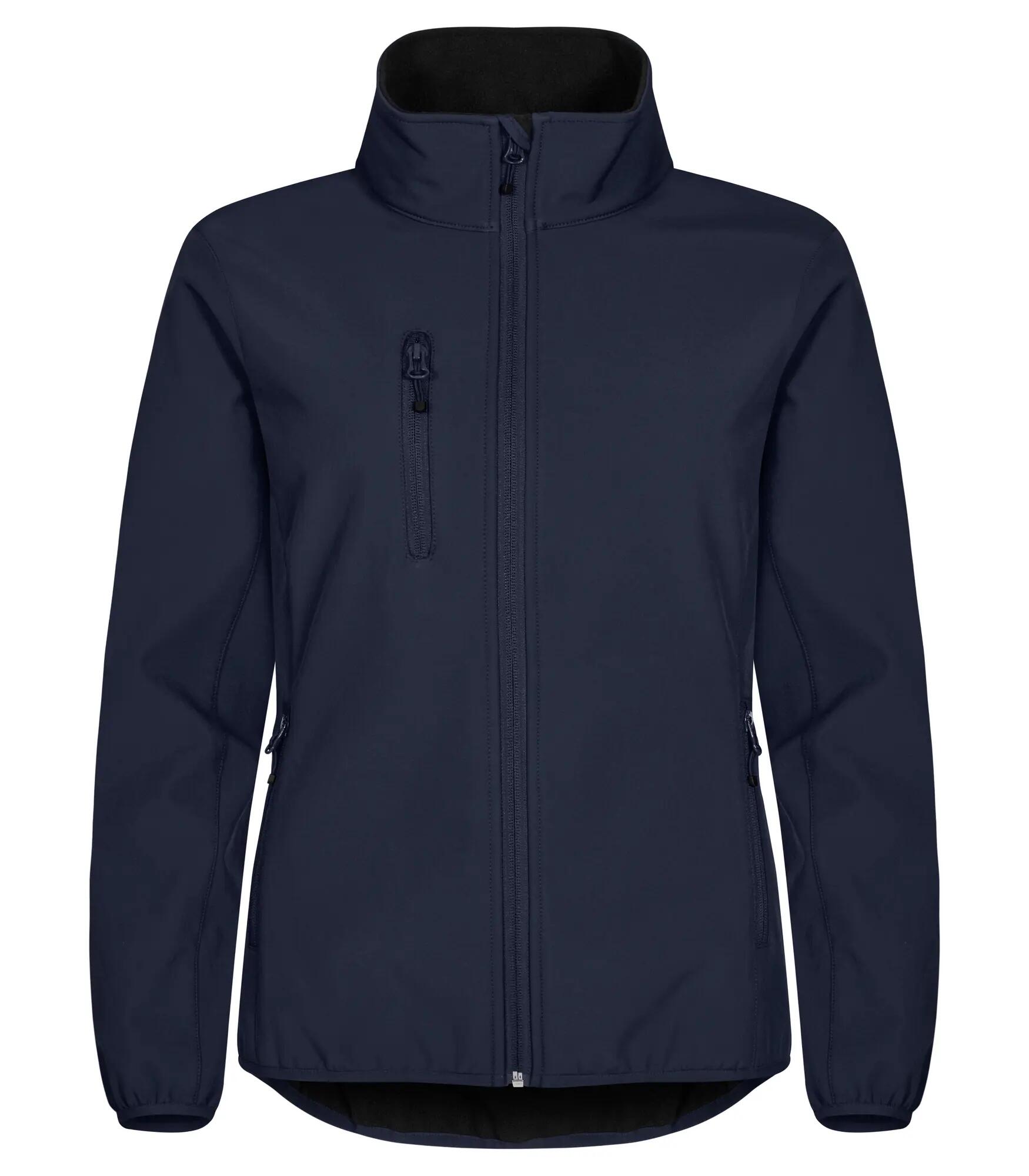 clique Classic Softshell Jacket Women – 96% gerecycled polyester – Dark navy 1/4