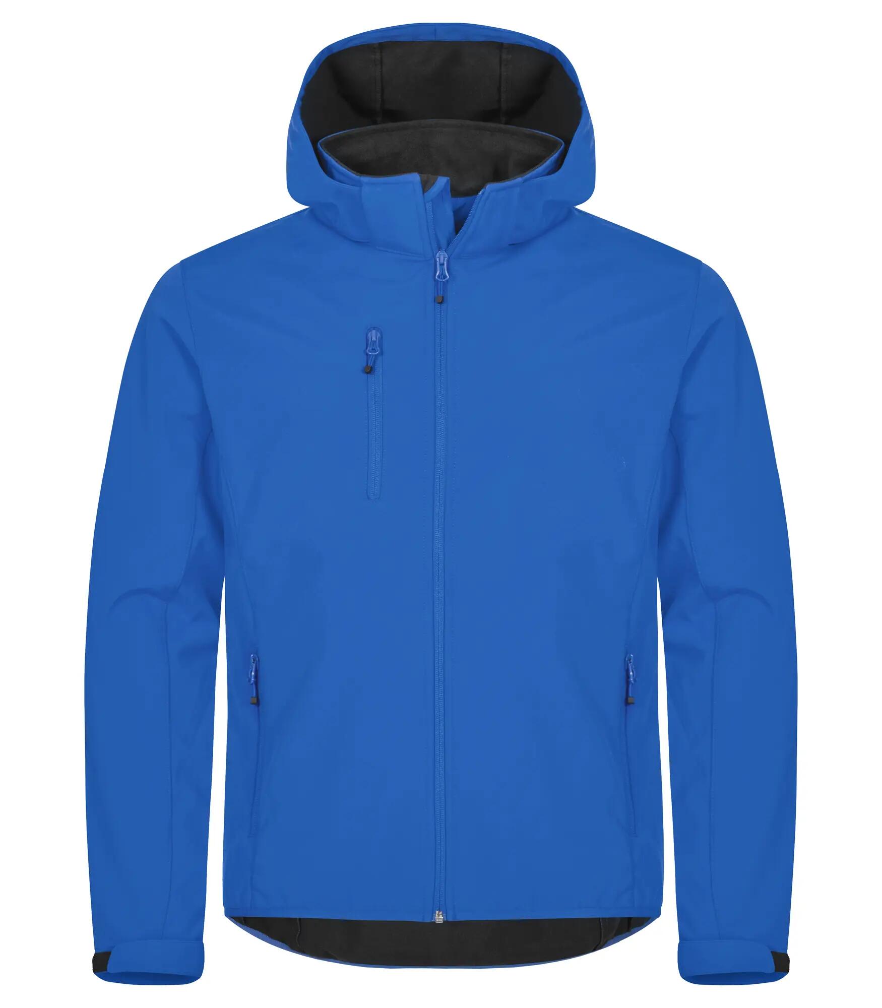 clique Classic Softshell Hoody – 96% Poliéster Reciclado – Royal blue 1/4