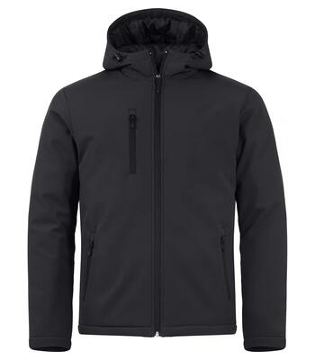 Clique padded hoody softshell – gewatteerde capuchonjas, waterdicht wp 5000 –