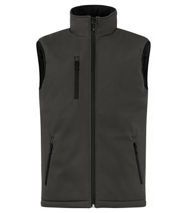 clique Padded Softshell Vest – Pikowana kamizelka softshell Dark Grey