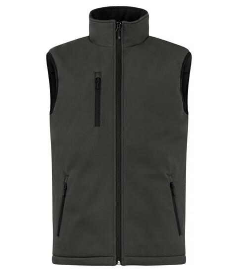 clique Padded Softshell Vest – Pikowana kamizelka softshell Dark Grey