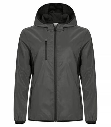 clique Jacke Willmar Women reflektierende Windjacke – Reflective grey