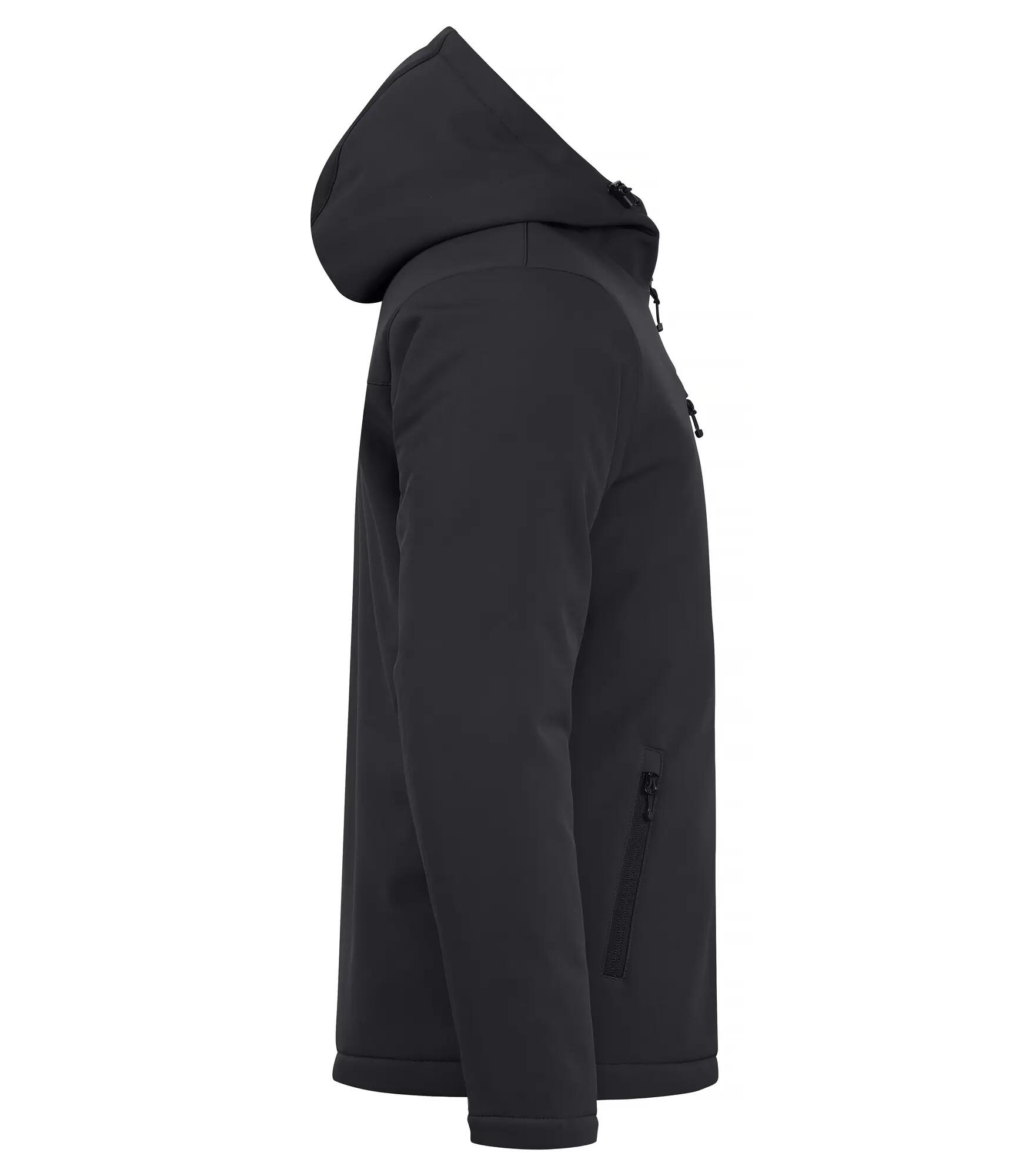 clique Gepolsterte Softshell-Jacke mit Kapuze – Schwarz – Black 4/4