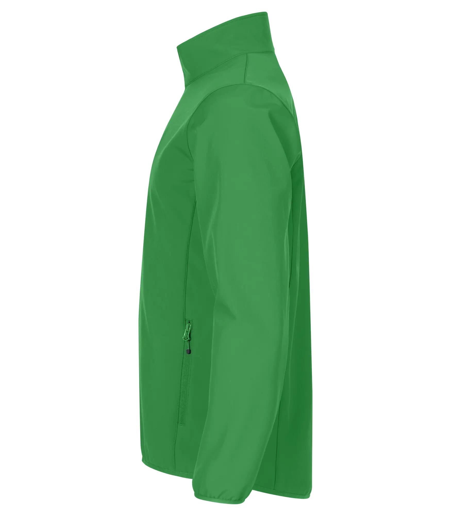 clique Classic Softshell Jacket – 3 camadas, poliéster reciclado – Apple Green 3/4