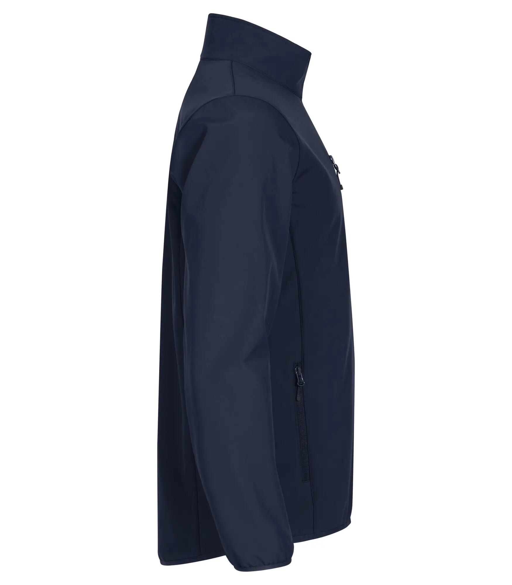 clique Classic Softshell Jacket - 96% Recyceltes Polyester, Herren – Dark 4/4