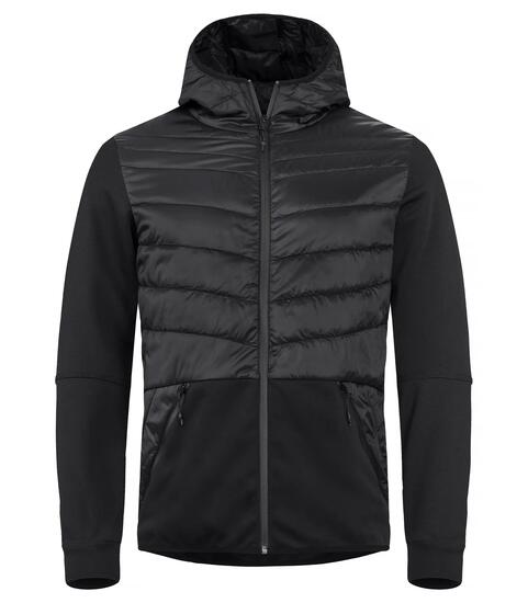 clique Veste Utah pour homme – coupe moderne, légèrement rembourrée – Black