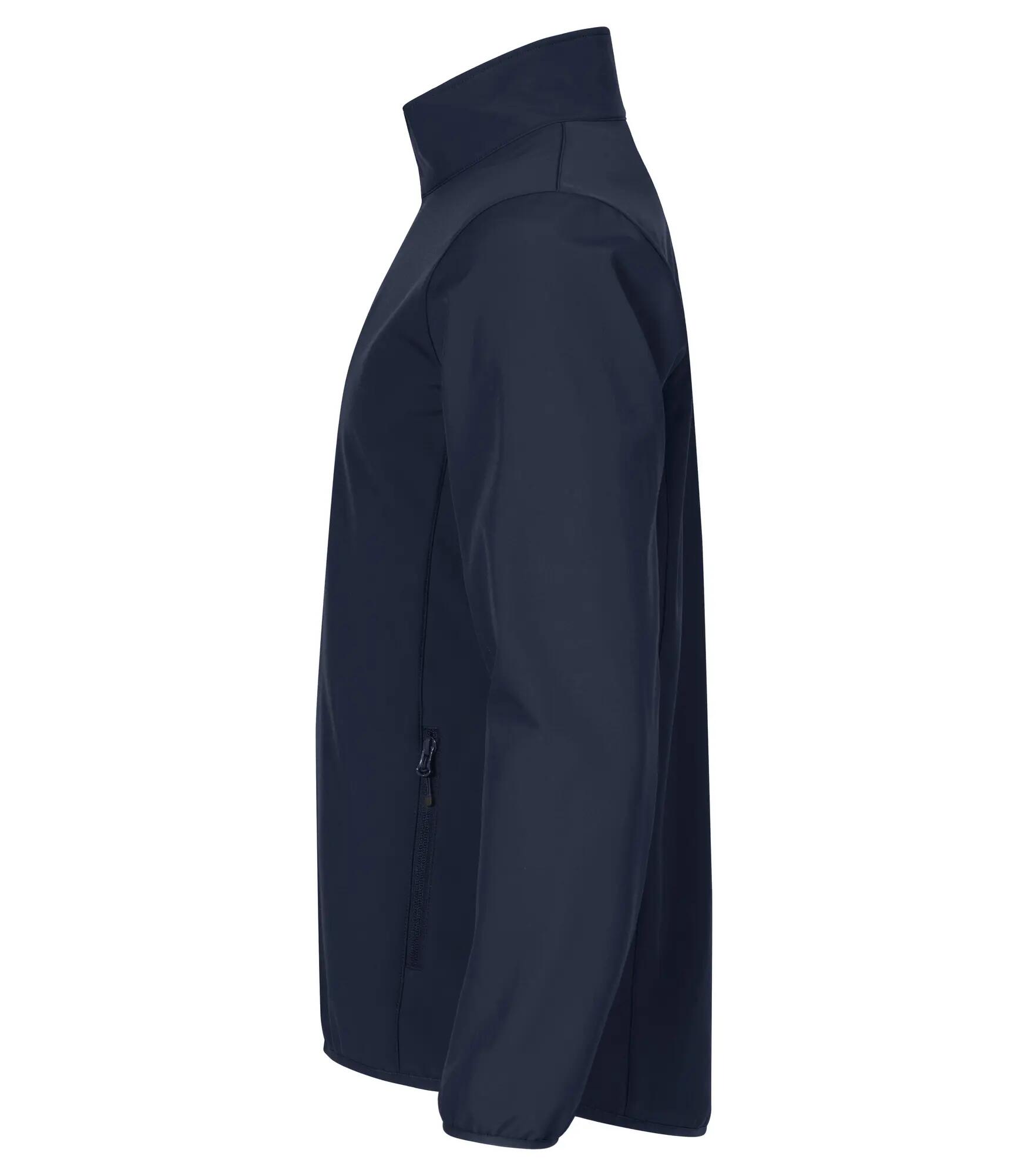 clique Classic Softshell Jacket - 96% Recyceltes Polyester, Herren – Dark 3/4