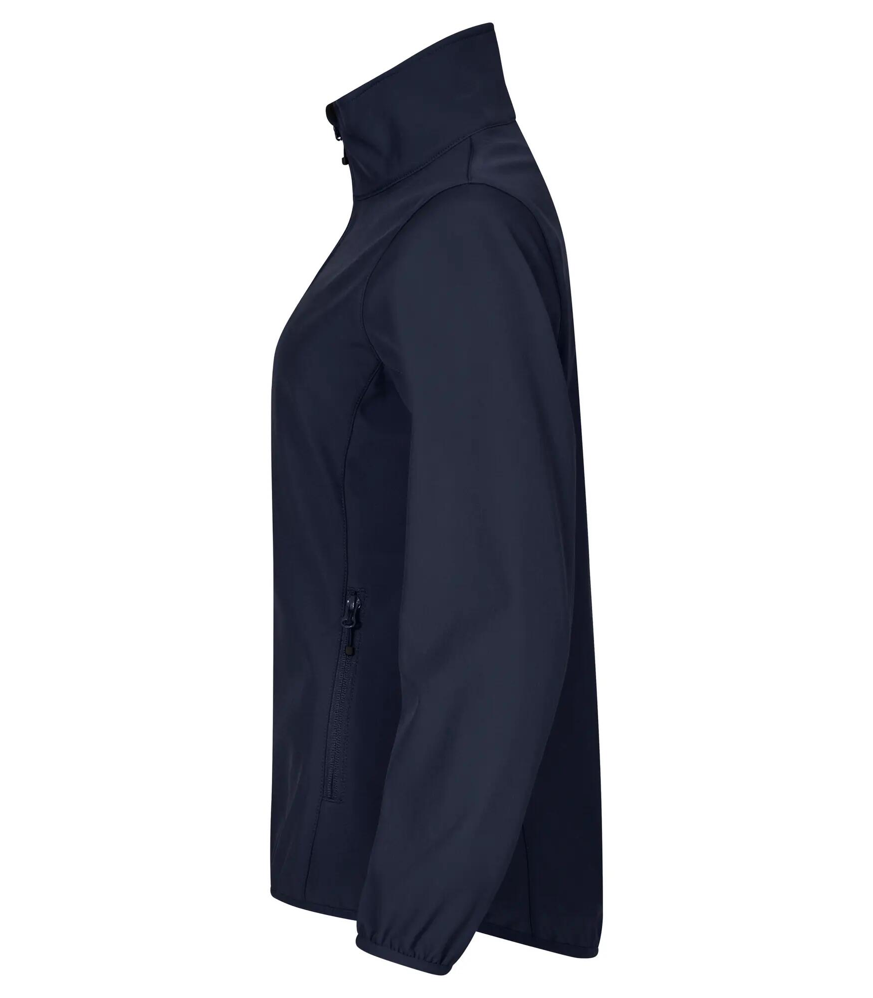 clique Classic Softshell Jacket Women – 96% gerecycled polyester – Dark navy 3/4