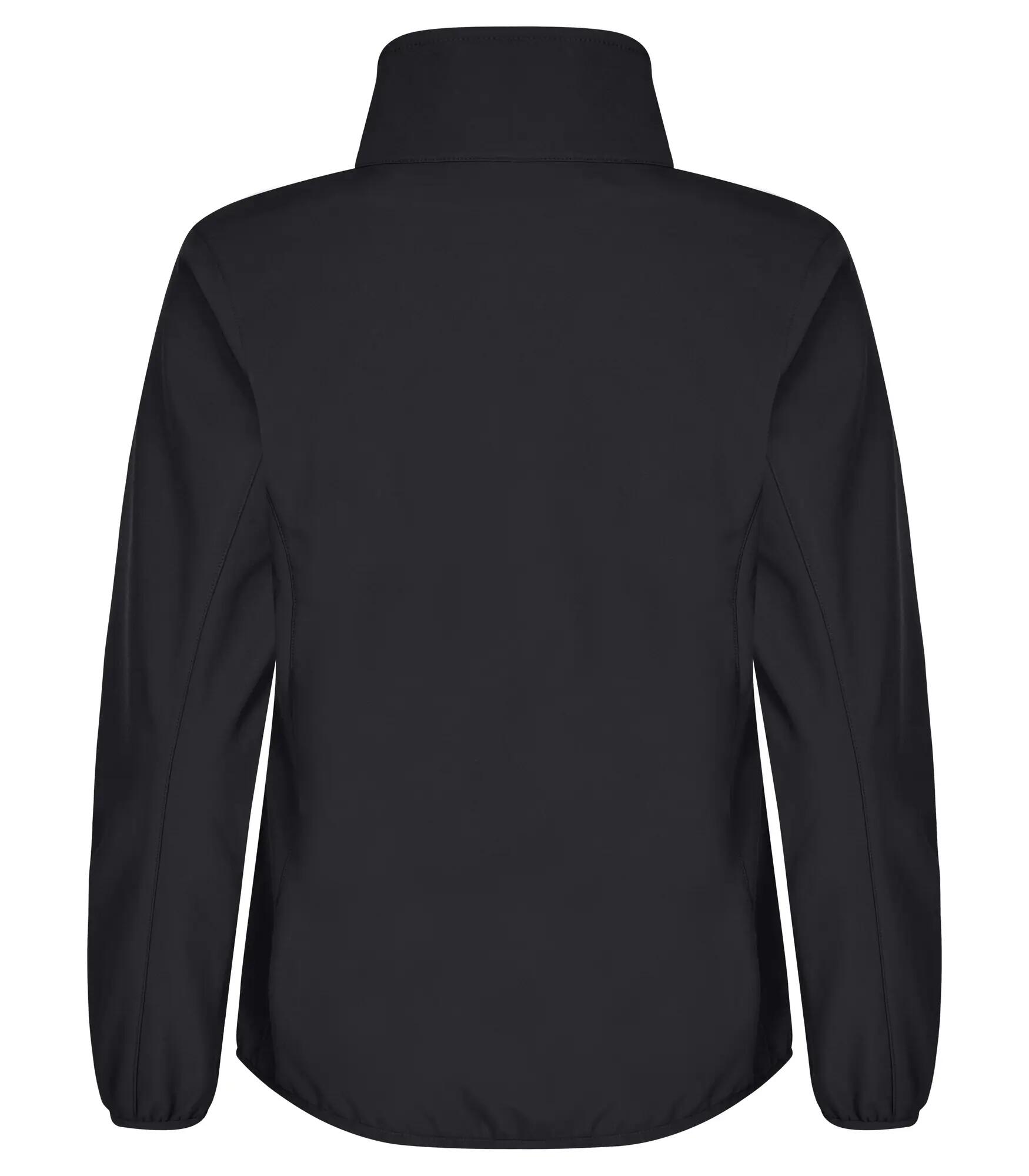 clique Classic Softshell Jacket Mulher 3 camadas - Poliéster reciclado – Black 2/4