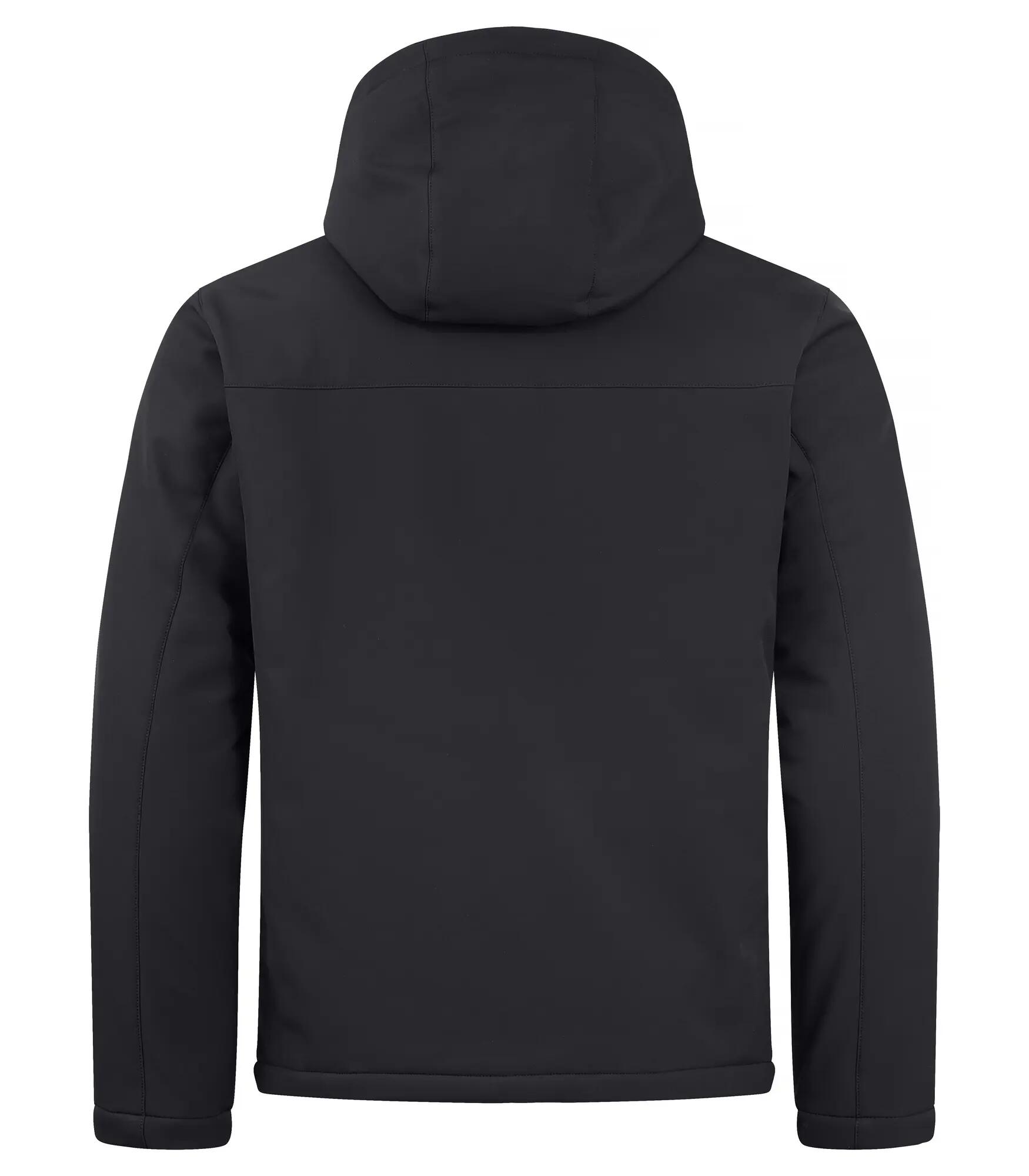 clique Gepolsterte Softshell-Jacke mit Kapuze – Schwarz – Black 2/4
