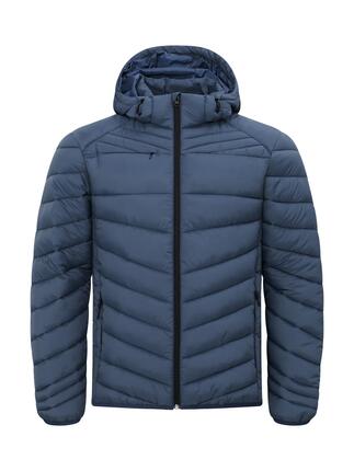 clique Veste Idaho légère et chaude en polyamide recyclé – Fog Blue